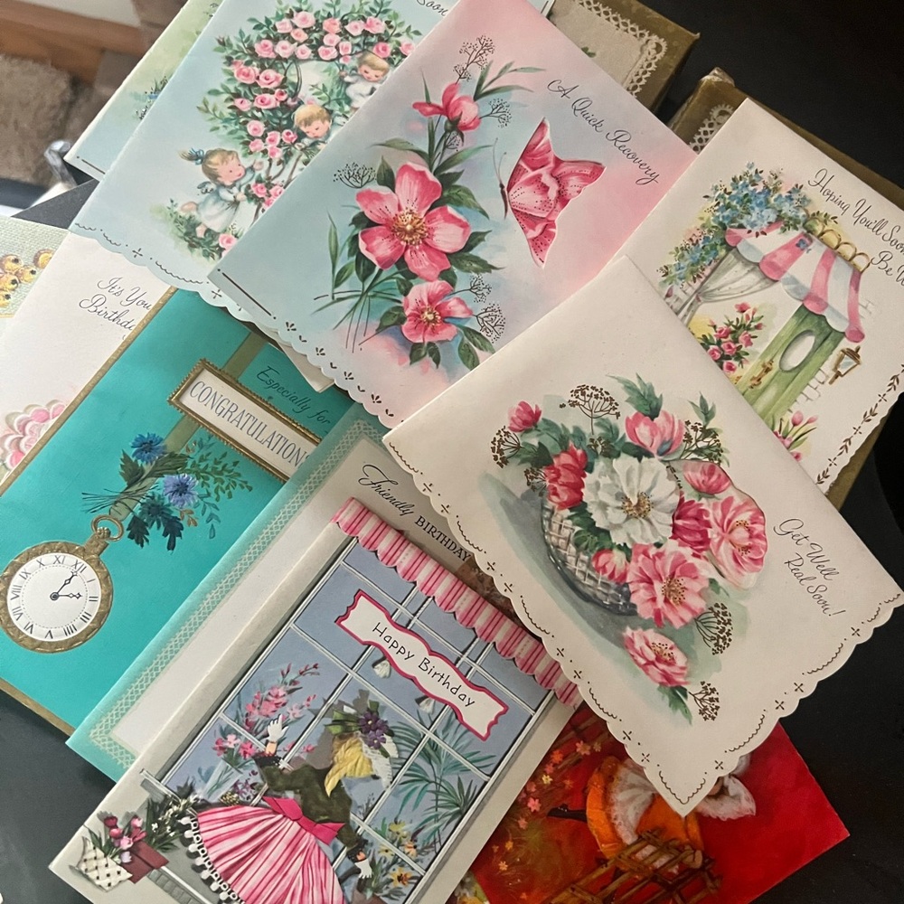 Vintage All Occasion Cards.